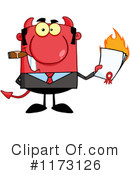 Devil Businessman Clipart #1173126 by Hit Toon