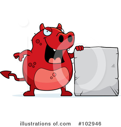 Royalty-Free (RF) Devil Clipart Illustration by Cory Thoman - Stock Sample #102946