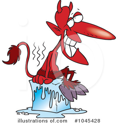 Royalty-Free (RF) Devil Clipart Illustration by toonaday - Stock Sample #1045428