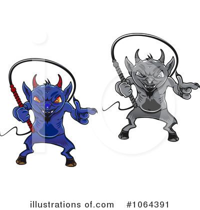 Royalty-Free (RF) Devil Clipart Illustration by Vector Tradition SM - Stock Sample #1064391