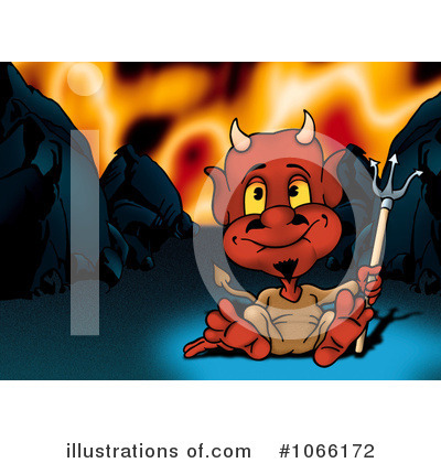 Royalty-Free (RF) Devil Clipart Illustration by dero - Stock Sample #1066172