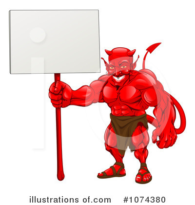 Royalty-Free (RF) Devil Clipart Illustration by AtStockIllustration - Stock Sample #1074380