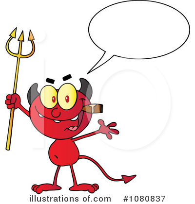 Royalty-Free (RF) Devil Clipart Illustration by Hit Toon - Stock Sample #1080837
