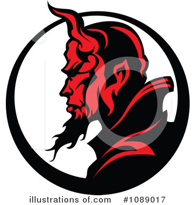 Royalty-Free (RF) Devil Clipart Illustration by Chromaco - Stock Sample #1089017