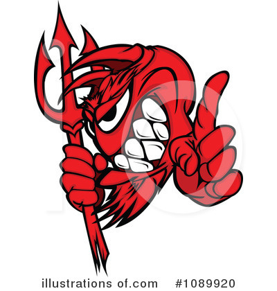 Royalty-Free (RF) Devil Clipart Illustration by Chromaco - Stock Sample #1089920