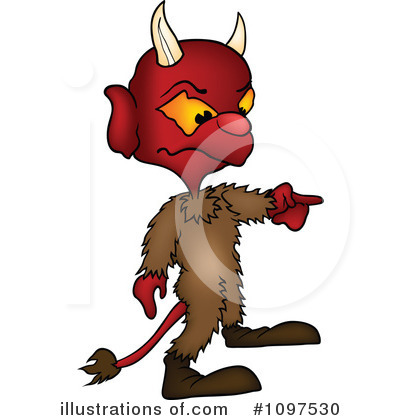 Royalty-Free (RF) Devil Clipart Illustration by dero - Stock Sample #1097530