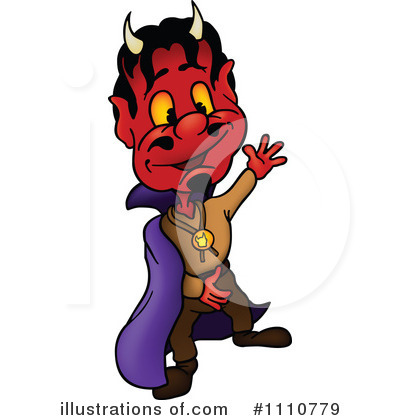 Royalty-Free (RF) Devil Clipart Illustration by dero - Stock Sample #1110779