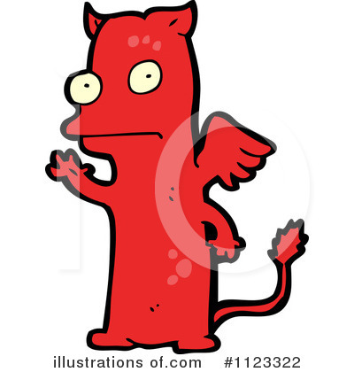 Royalty-Free (RF) Devil Clipart Illustration by lineartestpilot - Stock Sample #1123322
