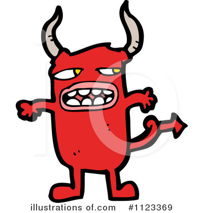 Royalty-Free (RF) Devil Clipart Illustration by lineartestpilot - Stock Sample #1123369