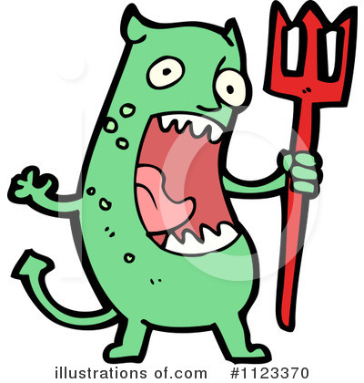 Royalty-Free (RF) Devil Clipart Illustration by lineartestpilot - Stock Sample #1123370