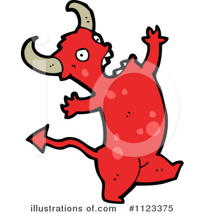 Royalty-Free (RF) Devil Clipart Illustration by lineartestpilot - Stock Sample #1123375