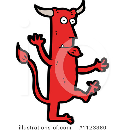 Royalty-Free (RF) Devil Clipart Illustration by lineartestpilot - Stock Sample #1123380