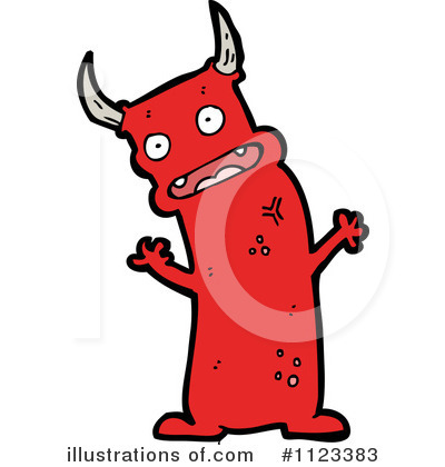 Royalty-Free (RF) Devil Clipart Illustration by lineartestpilot - Stock Sample #1123383