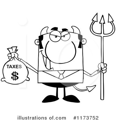 Royalty-Free (RF) Devil Clipart Illustration by Hit Toon - Stock Sample #1173752