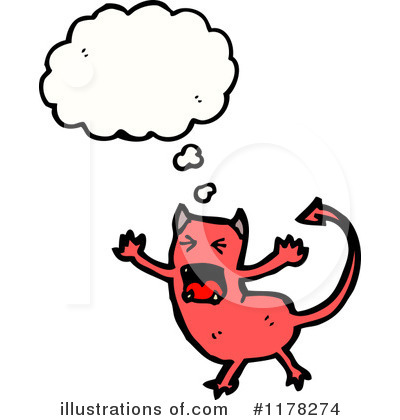 Royalty-Free (RF) Devil Clipart Illustration by lineartestpilot - Stock Sample #1178274
