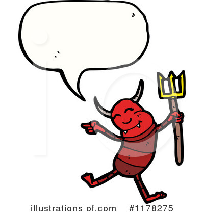 Royalty-Free (RF) Devil Clipart Illustration by lineartestpilot - Stock Sample #1178275