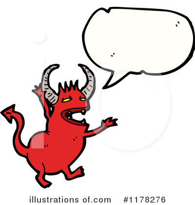 Royalty-Free (RF) Devil Clipart Illustration by lineartestpilot - Stock Sample #1178276
