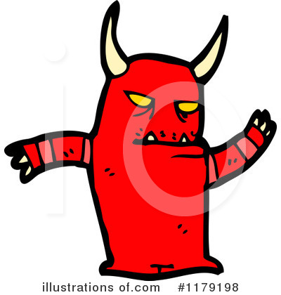 Royalty-Free (RF) Devil Clipart Illustration by lineartestpilot - Stock Sample #1179198
