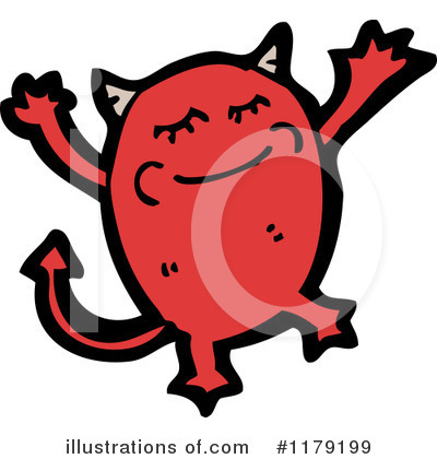 Royalty-Free (RF) Devil Clipart Illustration by lineartestpilot - Stock Sample #1179199
