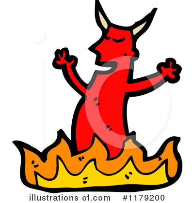 Royalty-Free (RF) Devil Clipart Illustration by lineartestpilot - Stock Sample #1179200