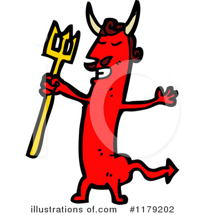 Royalty-Free (RF) Devil Clipart Illustration by lineartestpilot - Stock Sample #1179202