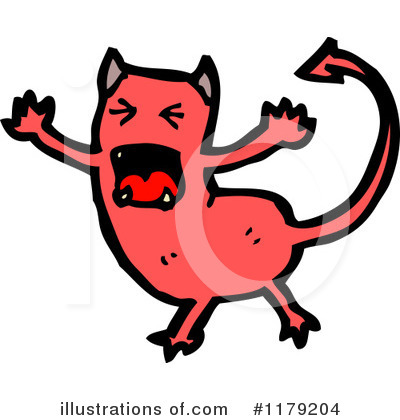 Royalty-Free (RF) Devil Clipart Illustration by lineartestpilot - Stock Sample #1179204
