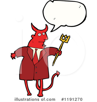Royalty-Free (RF) Devil Clipart Illustration by lineartestpilot - Stock Sample #1191270