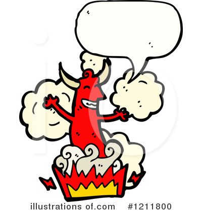 Royalty-Free (RF) Devil Clipart Illustration by lineartestpilot - Stock Sample #1211800