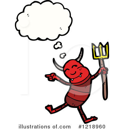 Royalty-Free (RF) Devil Clipart Illustration by lineartestpilot - Stock Sample #1218960