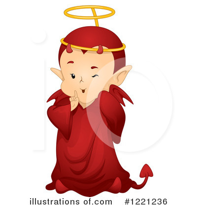 Royalty-Free (RF) Devil Clipart Illustration by BNP Design Studio - Stock Sample #1221236