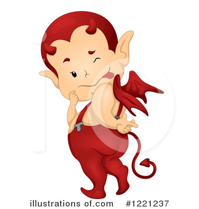 Royalty-Free (RF) Devil Clipart Illustration by BNP Design Studio - Stock Sample #1221237