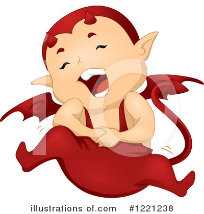 Royalty-Free (RF) Devil Clipart Illustration by BNP Design Studio - Stock Sample #1221238