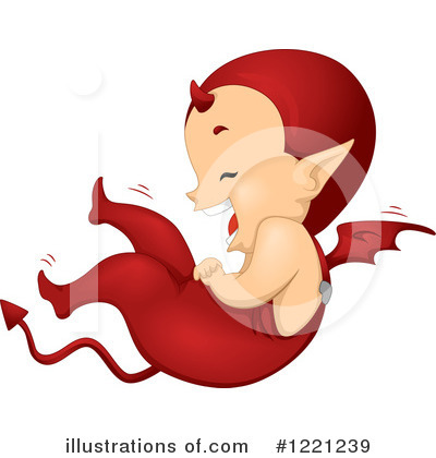 Royalty-Free (RF) Devil Clipart Illustration by BNP Design Studio - Stock Sample #1221239
