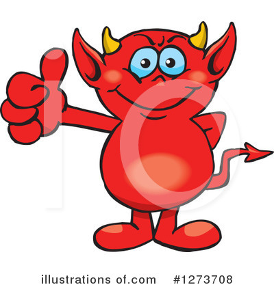 Devil Clipart #1273708 by Dennis Holmes Designs