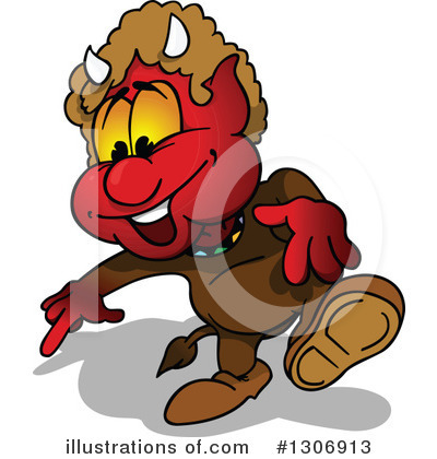Royalty-Free (RF) Devil Clipart Illustration by dero - Stock Sample #1306913