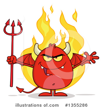 Devil Clipart #1355286 by Hit Toon