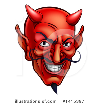 Royalty-Free (RF) Devil Clipart Illustration by AtStockIllustration - Stock Sample #1415397
