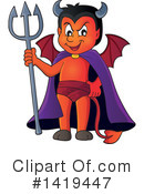 Devil Clipart #1419447 by visekart