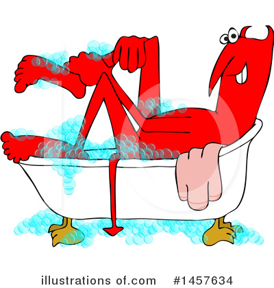 Bathing Clipart #1457634 by djart