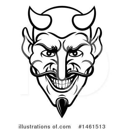 Royalty-Free (RF) Devil Clipart Illustration by AtStockIllustration - Stock Sample #1461513