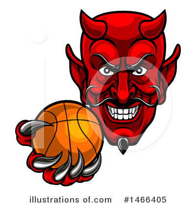 Royalty-Free (RF) Devil Clipart Illustration by AtStockIllustration - Stock Sample #1466405