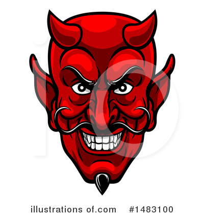 Royalty-Free (RF) Devil Clipart Illustration by AtStockIllustration - Stock Sample #1483100