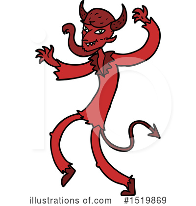 Royalty-Free (RF) Devil Clipart Illustration by lineartestpilot - Stock Sample #1519869