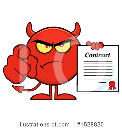 Royalty-Free (RF) Devil Clipart Illustration by Hit Toon - Stock Sample #1528820