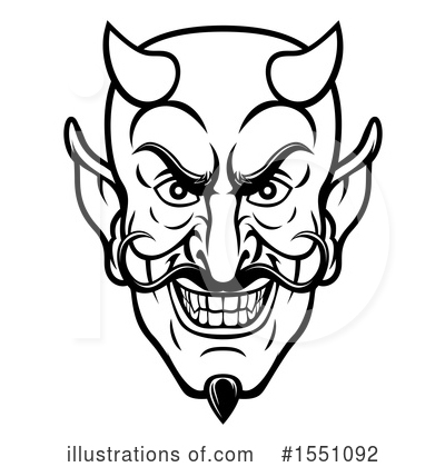 Royalty-Free (RF) Devil Clipart Illustration by AtStockIllustration - Stock Sample #1551092