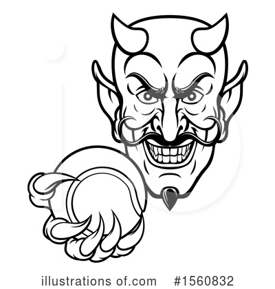 Royalty-Free (RF) Devil Clipart Illustration by AtStockIllustration - Stock Sample #1560832