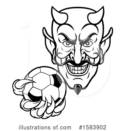 Royalty-Free (RF) Devil Clipart Illustration by AtStockIllustration - Stock Sample #1583902
