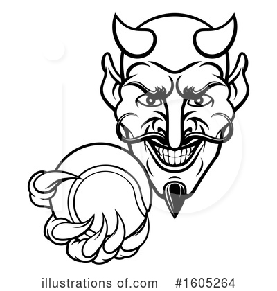 Royalty-Free (RF) Devil Clipart Illustration by AtStockIllustration - Stock Sample #1605264