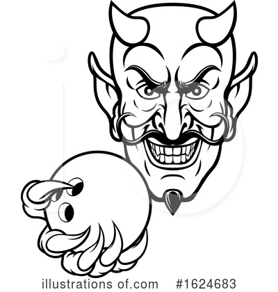 Royalty-Free (RF) Devil Clipart Illustration by AtStockIllustration - Stock Sample #1624683