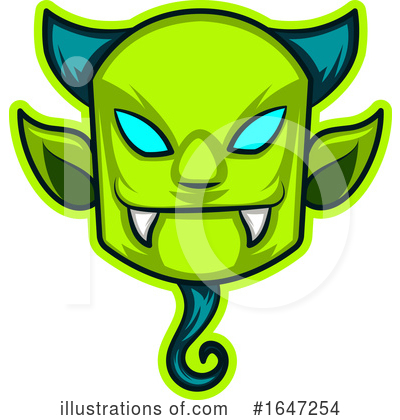 Green Monster Clipart #1647254 by Morphart Creations